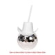 thumbnail image 2 of Copa en forma de bola 600ml Sombrero de vaquero Copas de bola para cerveza Jugo Whisky () Blanco 1PCS, 2 of 4
