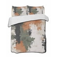 thumbnail image 2 of Vintage Sage Green Orange Twin Size Down Alternative Comforter, Lightweight Comforter Quilt Bedding Set with Pillow Shams Modern Abstract Art All Seasons Bed Comforter Duvet Insert 68"x86", 2 of 7