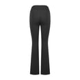 thumbnail image 6 of Women's Bootleg Yoga Pants Crossover High Waisted Flare Leggings Casual Workout Bell Bottom with Pockets, 6 of 9