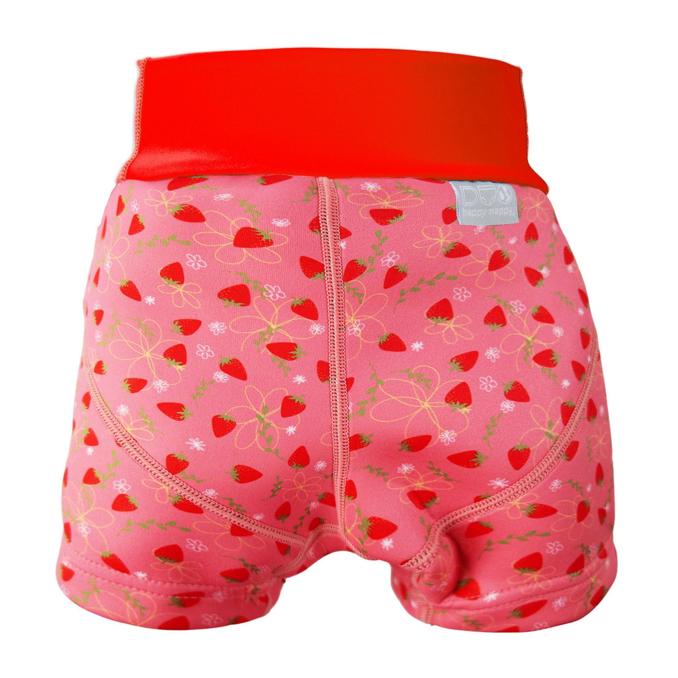 Splash About Splash Jammer Duo Swim Diaper Shorts, Strawberry Field, 2-3 Years