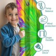 thumbnail image 3 of Blackout Kids Curtains,Colorful Tie Dye Star Flower Pattern Childrens Insulated Curtains Set Of 2,Bedroom Essentials,Toddler Room Decor 52"x84", 3 of 5