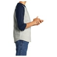 thumbnail image 4 of Yellow Rooster Youth Colorblock Raglan Jersey Heather Grey/ Navy M, 4 of 7
