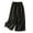 Black, variant on Lisingtool Women's Casual Spring And Autumn Button Drape Japanese Wide Leg Lazy Cotton And Linen Solid Color Casual Pants Elastic Loose Trousers for Women Yellow