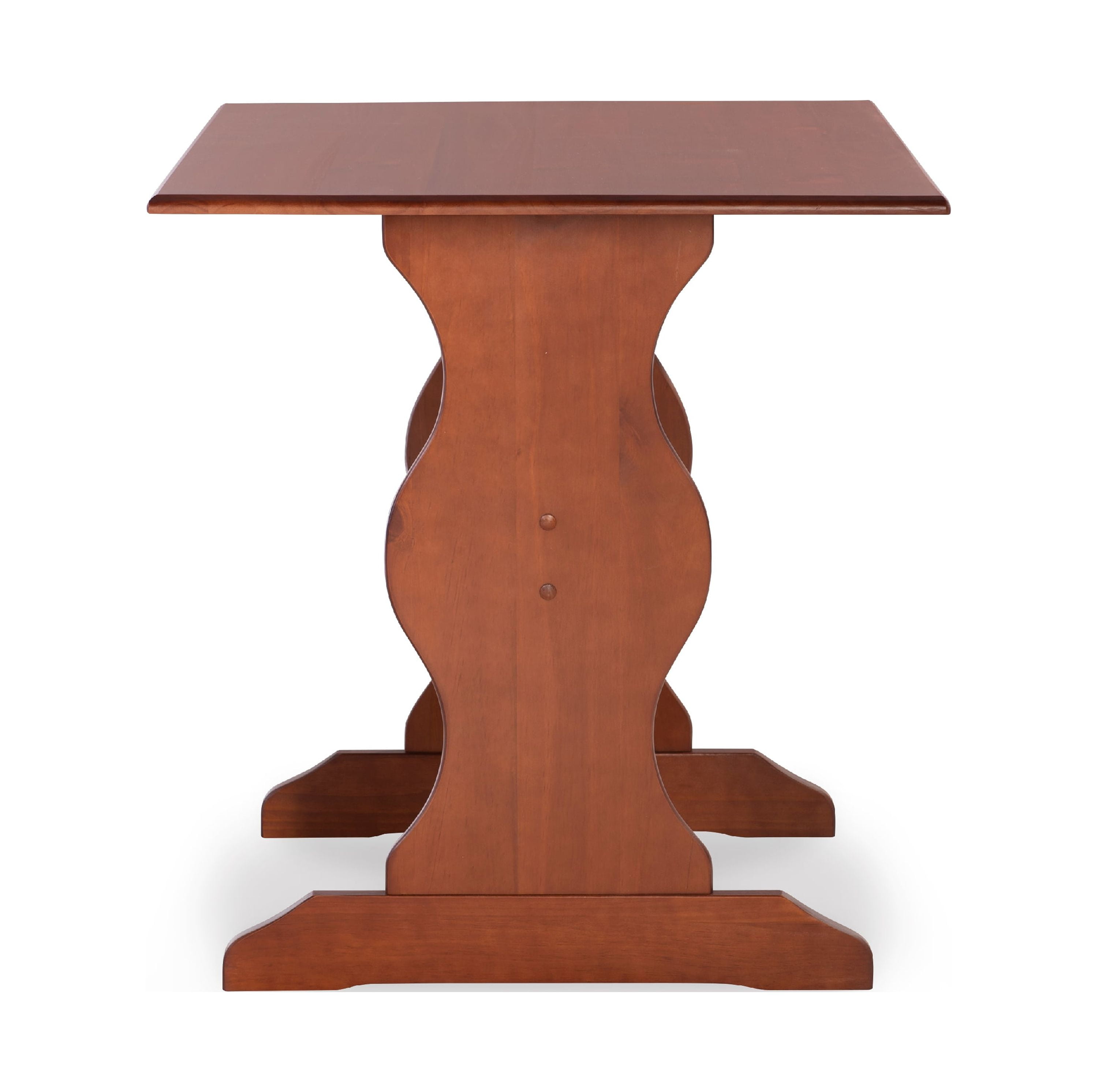 Linon Varden Walnut Farmhouse Dining Table