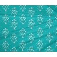 thumbnail image 4 of oneOone Polyester Lycra Fabric Floral Block Print Sewing Fabric BTY 56 Inch Wide, 4 of 4