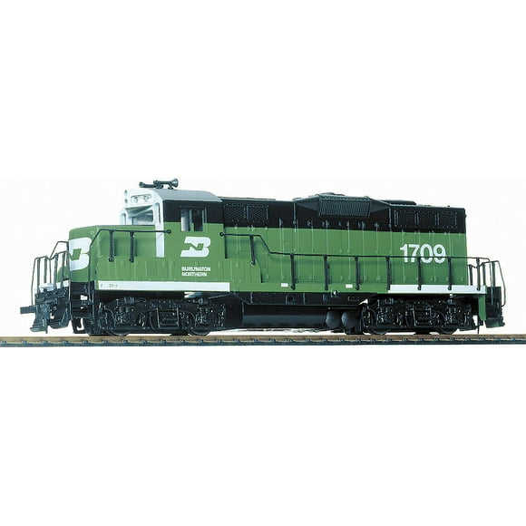 Walthers Trainline EMD GP9M-Standard DC-Burlington Northern #1709 (Vert, Blanc) 931-101 Modèle Réduit de Chemin de Fer - Modèle de Locomotive