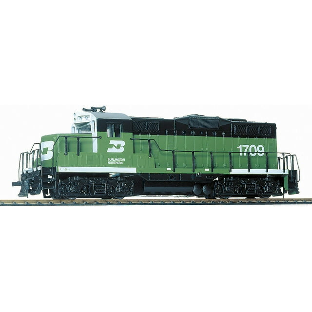 Walthers Trainline EMD GP9M-Standard DC-Burlington Northern #1709 (Vert, Blanc) 931-101 Modèle Réduit de Chemin de Fer - Modèle de Locomotive