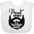 thumbnail image 3 of Inktastic Proud Owner of a Bearded Daddy Boys or Girls Baby Bib, 3 of 4