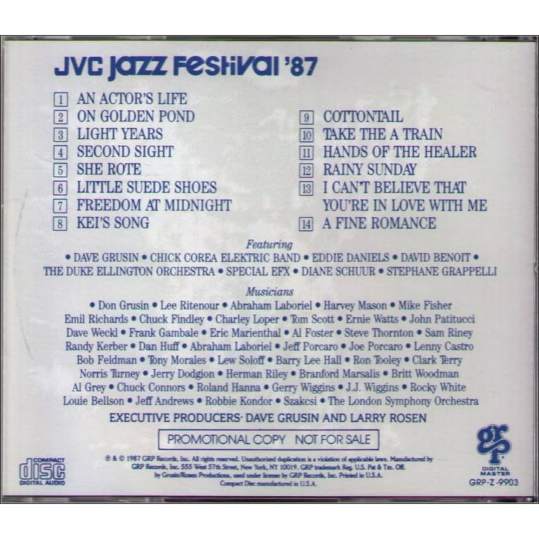 JVC Jazz Festival (1987) Vintage Music Audio CD - Walmart.com