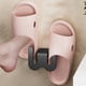 thumbnail image 5 of Estante de pared para pantuflas de baño | Organizador colgante para zapatos | Soporte para zapatos sin taladro para sandalias, chanclas y calzado, 5 of 6