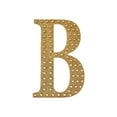 thumbnail image 6 of Efavormart 4" Letter B Gold Self-Adhesive Rhinestone Number Stickers for DIY Crafts, Handicraft Art, Graduation Cap Decorations Birthday Party, Wedding Alpha-Numeric stickers, 6 of 10
