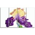 thumbnail image 2 of Iris Bleu Jaune en Fleurs - Impression sur Toile Florale, 2 of 3