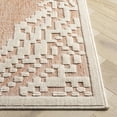 thumbnail image 3 of SAFAVIEH Milos Eunice Geometric Indoor/Outdoor Area Rug, Rust/Ivory, 8' x 10', 3 of 7