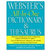 Merriam Webster All-In-One Dictionary/Thesaurus Hardcover 768 Pages FSP0471