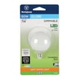 thumbnail image 4 of Westinghouse 4513120 60W Equivalent G16-1/2 Dimmable Soft White LED Light Bulb with Candelabra, Base Four Pack, 4 of 4