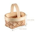 thumbnail image 3 of HLONK 12pcs Mini Baskets Small Woven Holiday Candy Baskets Wedding Candy Gift Baskets, 3 of 10