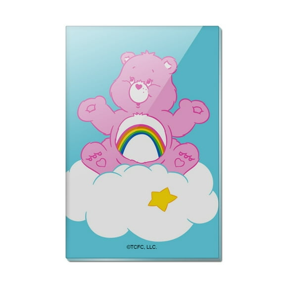 Care Bears Cheer Bear Rectangle Acrylic Fridge Refrigerator Magnet