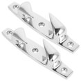 thumbnail image 3 of KAKOWELY dock cleats 2pcs Boat Dock Cleat Rope Cleat Sturdy Boat Cleat Metal Rope Cleat for Boat Kayak Boat Used Cleat Part Cleat for Boat Boat Dock Cleat Kayak Boats Docks Cleat, 3 of 5