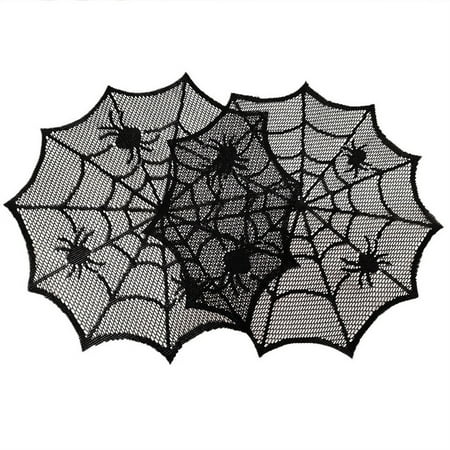 

Labor Day Savings Placemat Halloween Placemats 11.8 Inch Hollow Out Heat Insulation Halloween Placemats Table Mats For Dining Table Halloween Decoration（2PCS） by Wuvpotd