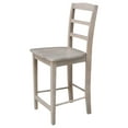 thumbnail image 6 of Madrid Counterheight Stool in Washed Gray Taupe- 24" Seat Height, 6 of 12