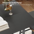 thumbnail image 5 of Bar Table, Kitchen Dining Table, Bar Counter Height Table, Pub Color Matching Breakfast Table, for Dining Room, Tavern, Coffee Corner, Party, Black BT02BB, 5 of 15