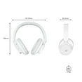 thumbnail image 4 of Hybrid ANC Headphones SOUNFII Q20S , Bluetooth 5.3, Hybrid Active Noise Cancellation, 60 Hours Playtime, Hi-Res Audio, 90° Swiveling Earpads, Pair with 2 Devices, App Control - White Tronsmart, 4 of 15