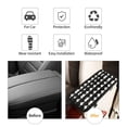 thumbnail image 4 of Car Handrails Box Pad 12.6 X 7.5 In Waterproof Non-Slip Wear-Resisting Durable Breathable Strong Tensile And Tensile Stretch Black Houndstooth Vintage Texture_3, 4 of 7