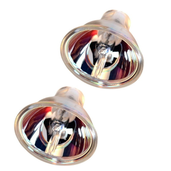 HQRP 2-Pack EJA 21V 150W MR16 dichroic 2 inch reflector GX5.3 Bi-pin base Medical Halogen Lamp Bulb