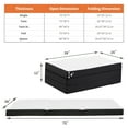 thumbnail image 2 of LIFERECORD Tri-Fold Memory Foam Mattress, 4 Inch Twin Folding Mattress, Foldable with Collapsible and Washable Cover Portable for Camping/RV/Guest Beds, 2 of 7