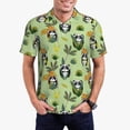 thumbnail image 2 of Salouo Cute Panda Bear In Greenery Forest for Men's Short Sleeve Polo Shirts,Polo Shirts for Men Performance Short Sleeve Golf Shirt Athletic Casual Collared T-Shirt-Medium, 2 of 8