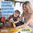 thumbnail image 3 of FabTab Multi-Purpose Cleaner Tablets with Refillable Glass Bottle Spray, Chemical-Free, 3 Count, 3 of 10