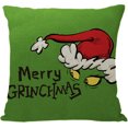 thumbnail image 1 of Fundas de almohada de Navidad Fundas de almohada de granja Funda de almohada de lino rústico de vacaciones para sofá Sofá Decoraciones de Navidad Fundas de almohada de tiro kaili Sencillez, 1 of 3