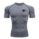 thumbnail image 3 of Ceisia Men's Tactical Flag Compression T-shirt Slim Fit Short Sleeve Round Neck High Elastic Fitness Running Tee Tops Gray M Gifts, 3 of 5