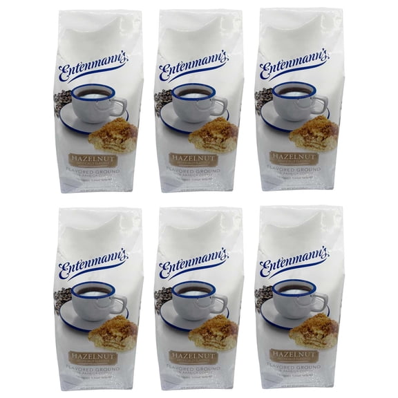 Entenmann's Hazelnut Flavored Ground Coffee – 6 x 10 oz Bags