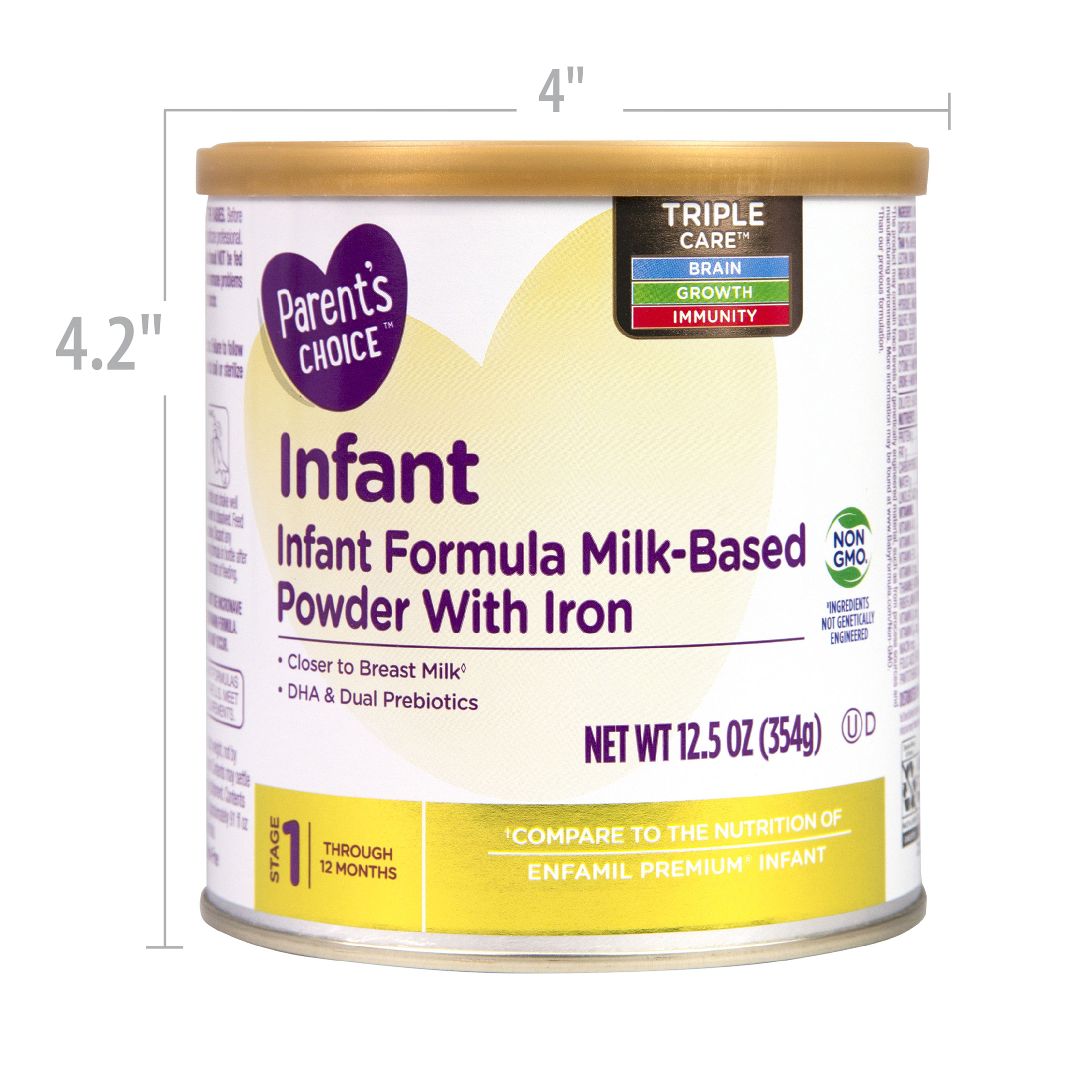 parents choice iron fortified formula