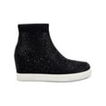 thumbnail image 2 of INC Womens Deena Knit Shimmer Casual and Fashion Sneakers, 2 of 3