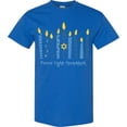 thumbnail image 3 of Inktastic Peace Light Hanukkah T-Shirt, 3 of 5