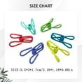 thumbnail image 4 of One Clip * 40 Assorted Chip Bag Clips Utility Pvc 2.16 Inch Coated Colorful Sealer For Sealing Paper Holder Clip For Laundry Hanging Kitchen Bags Multipurpose Clothes Pins, 4 of 4