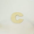 thumbnail image 3 of Package of 1, 14 Inch X 1/2" Thickness Baltic Birch Wood Letter c in The Arial Font, Thick, Lower Case for Art & Craft Project, Made in USA, 3 of 4