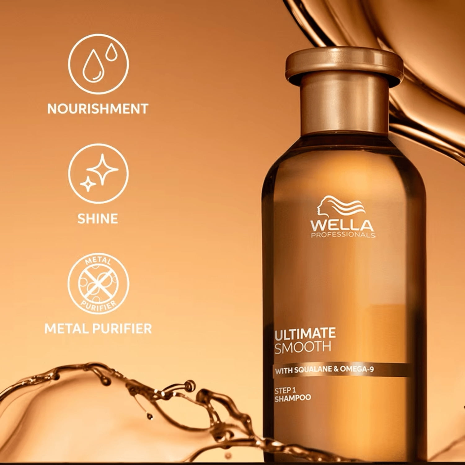 Wella Ultimate Smooth Shampoo - 33.8 oz