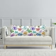 thumbnail image 4 of Butterfly Body Pillow Cover Watercolor Colorful Butterflies Long Pillow Case with Zipper Decorative Soft Bedding Pillowcase Farmhouse Cushion Large Pillow Covers for Couch,Bedroom, Home Gifts 20"x54", 4 of 6