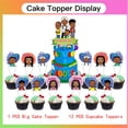 thumbnail image 4 of Jools TV Party Decorations Banner Decor Supplies Honeycomb Centerpieces Table Toppers Cake Toppers for Birthday Photo Props, 4 of 5