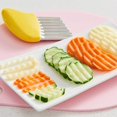 thumbnail image 5 of 4 Pieces Vegetable Crinkle Knife, Stainless Steel Potato Cutter, Potato Wavy Knife, 5 of 5