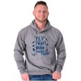 thumbnail image 5 of US Air Force Fly Fight Wind Pride Hoodie Sweatshirt Women Men Brisco Brands M, 5 of 6