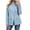 f136_Blue, variant on Polka Dot Blazer for Women Fall Stand Collared Asymmetrical Single Button Blazers Pockets Business Casual Blazers, M-3XL