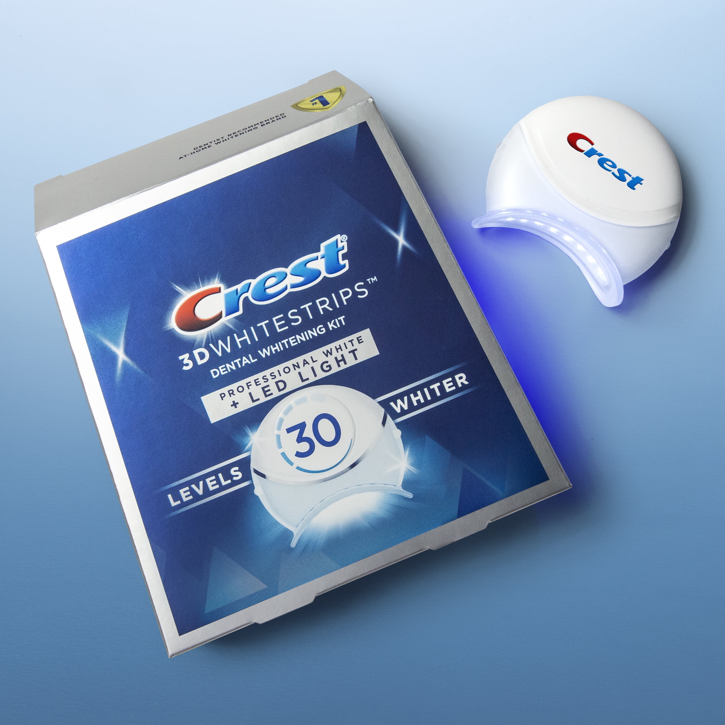 Crest 3DWhitestrips Professional White with LED Accelerator Light 
