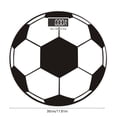 thumbnail image 3 of PEONAVET Glass Weighing Scale Soccer Patterns Weighing Scales Home Weighing Glass Pane USB Charging with Temperature Measurement Function Maximum support of 180kg, 3 of 6
