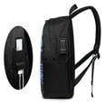 thumbnail image 6 of YFYANG 17" Laptop Backpack, Blue Line Graffiti Fashion Travel Work Backpack with USB and Headphone Cable Interface for Men and Women, 6 of 8