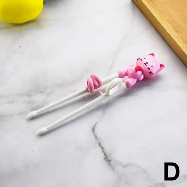 Palillos para niños, palillos de entrenamiento para bebés, artículos para comer para bebés, vajilla con dibujos animados de madre y bebé, palillos de aprendizaje, palillos de práctica
