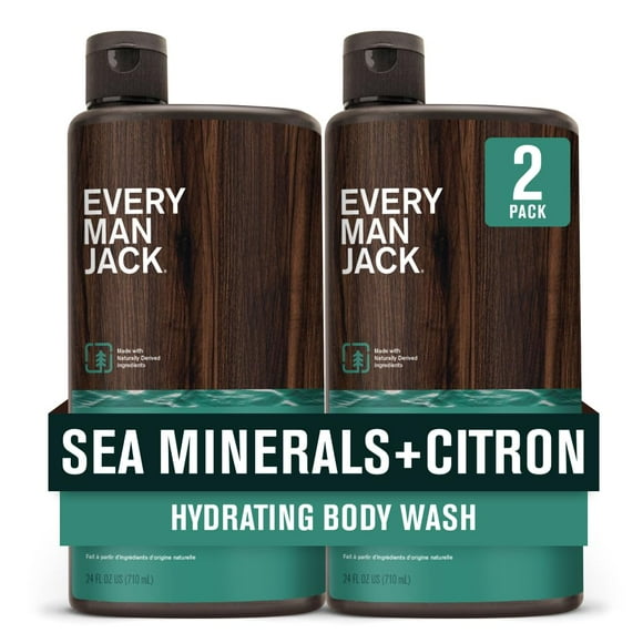 Gel de baño Every Man Jack Nourishing Sea Minerals + Citron 720 ml